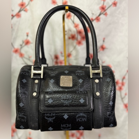 MCM Handbags - MCM bag with blue black and gold hardware